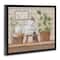Stupell Industries Comforting Bathroom Spa Still Life Floater Framed Art